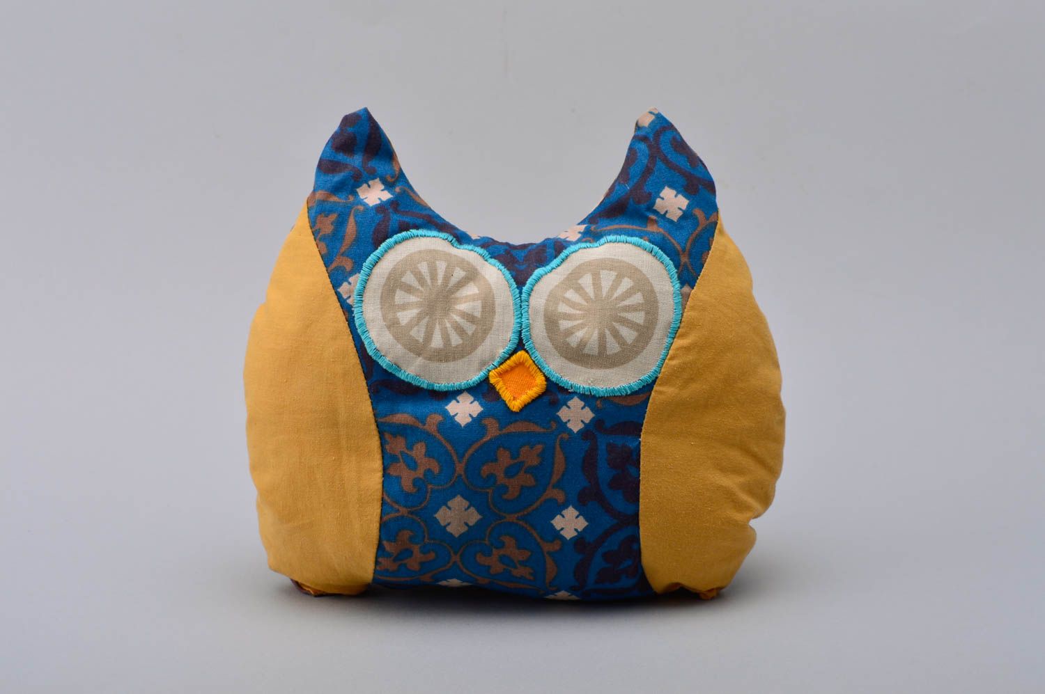 Handmade soft toy owl toy designer toys unique toys best gifts for kids photo 2