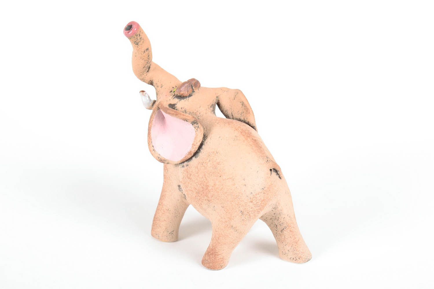 Figurine céramique faite main 'L'éléphant' photo 3