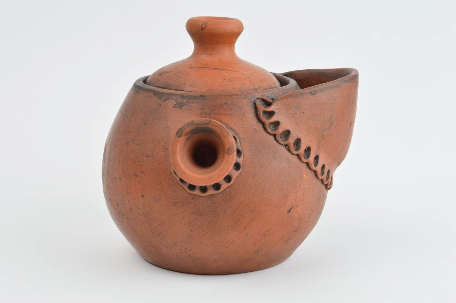 Théière céramique fait main Vaisselle originale Service thé 25-30 cl ethnique photo 3