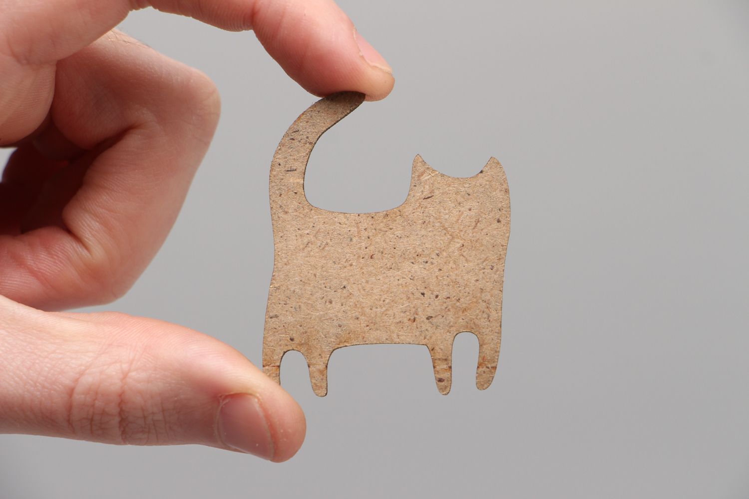 Semilavorato fatto a mano materiale da dipingere a forma di gatto carino
 foto 3