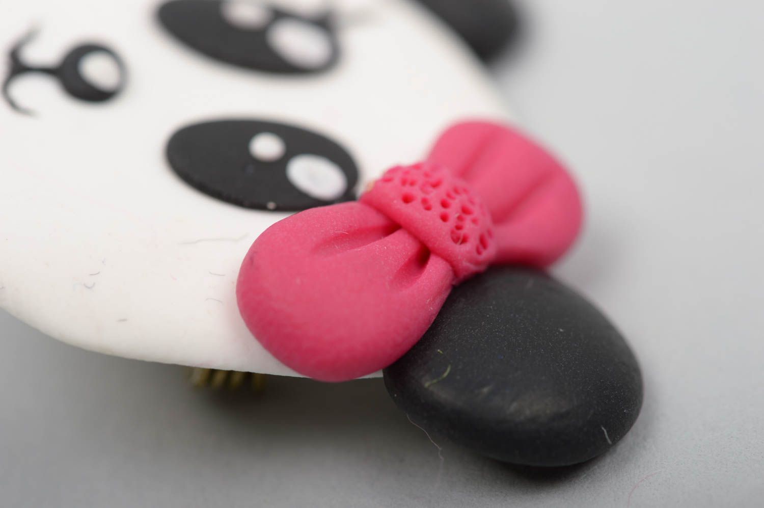 Handmade Brosche Modeschmuck Polymer Clay Schmuck Designer Accessoire für Kinder foto 3