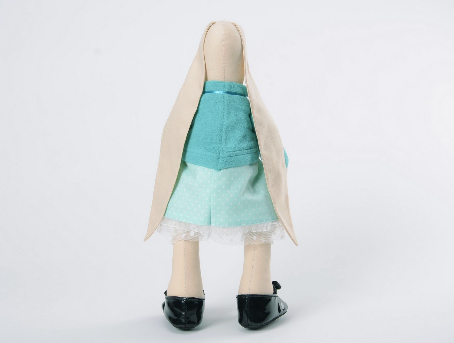 Кукла Зайчиха в платье фото 4