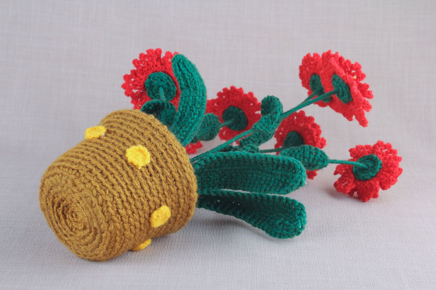 Crochet gerberas photo 2