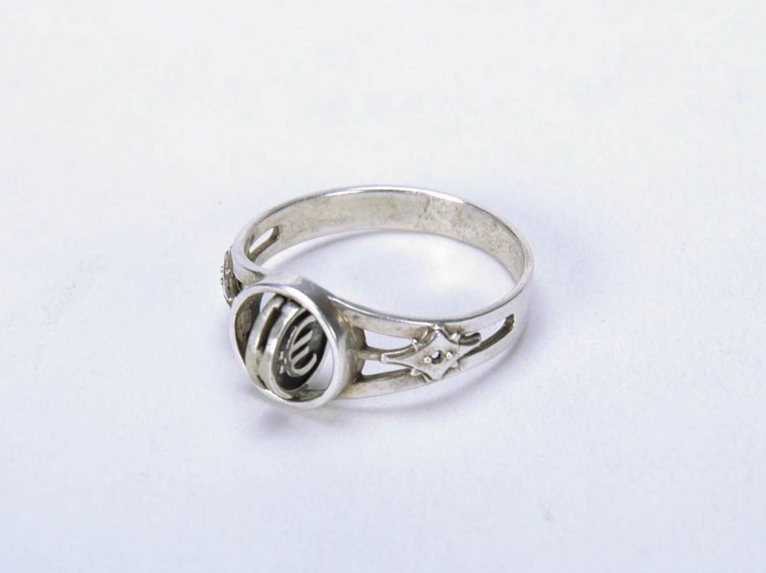 Перстень из серебра ручной работы фото 3