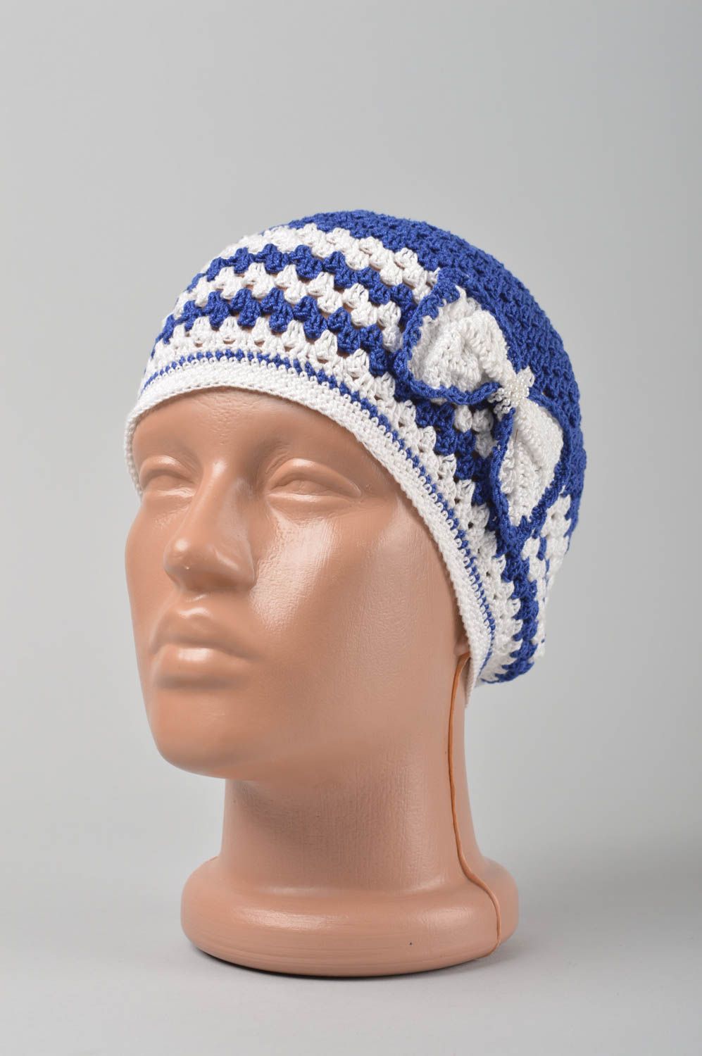 Handmade hat spring hat warm hat for baby crocheted hat designer hat baby hat photo 1