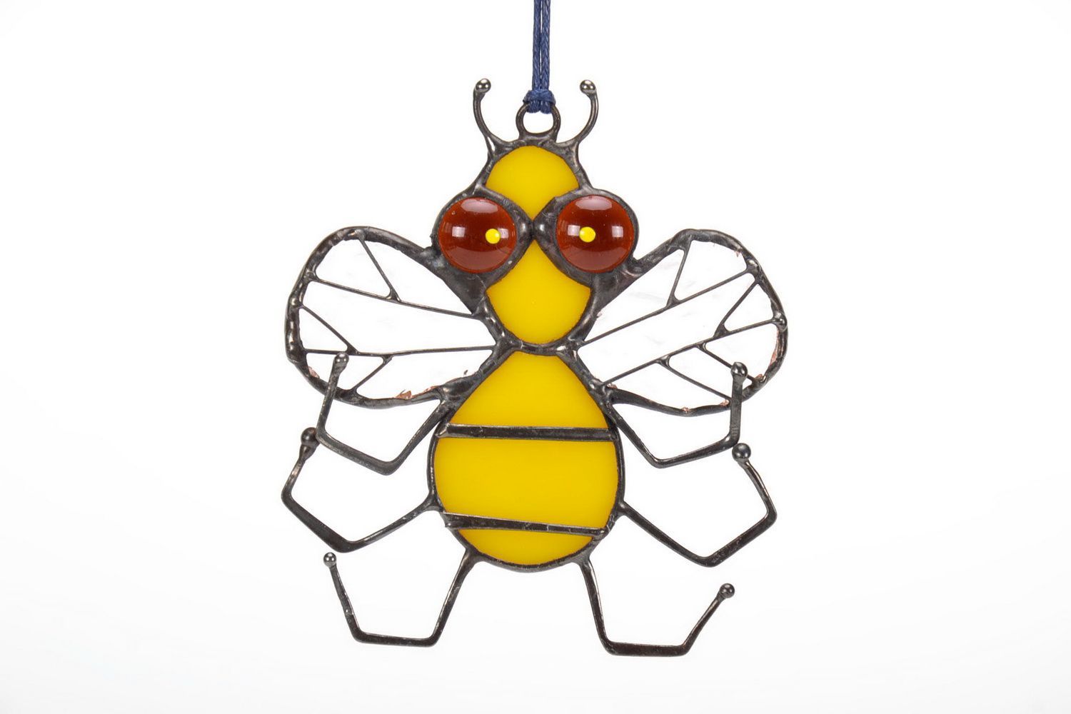 Interior stained glass pendant Fly photo 2