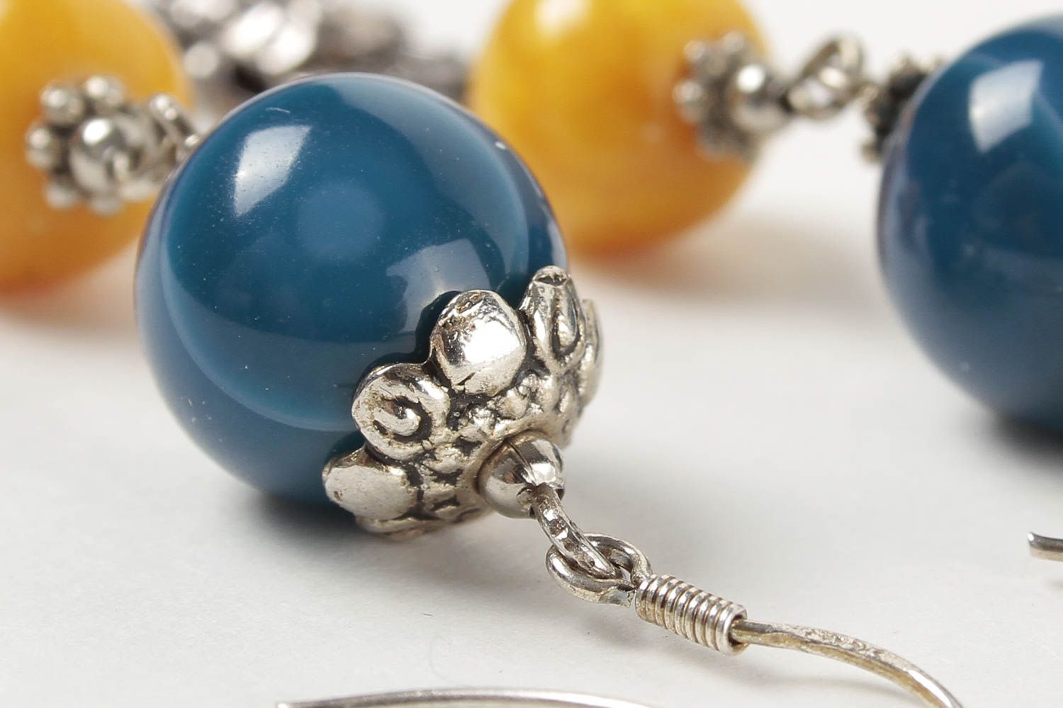 Natural stone earrings handmade designer earrings elegant jewelry gift photo 5
