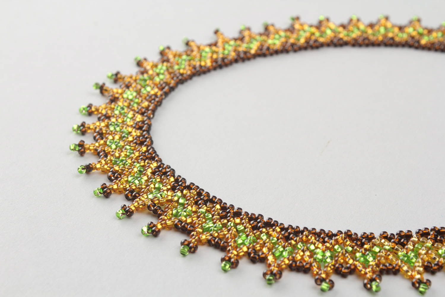 Necklace made of Czech beads Princess photo 4