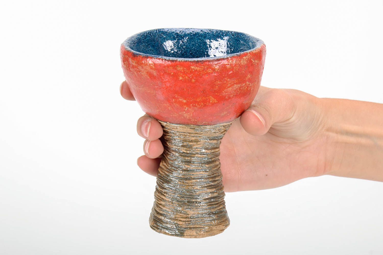 Vaso de cerámica coloreado foto 5