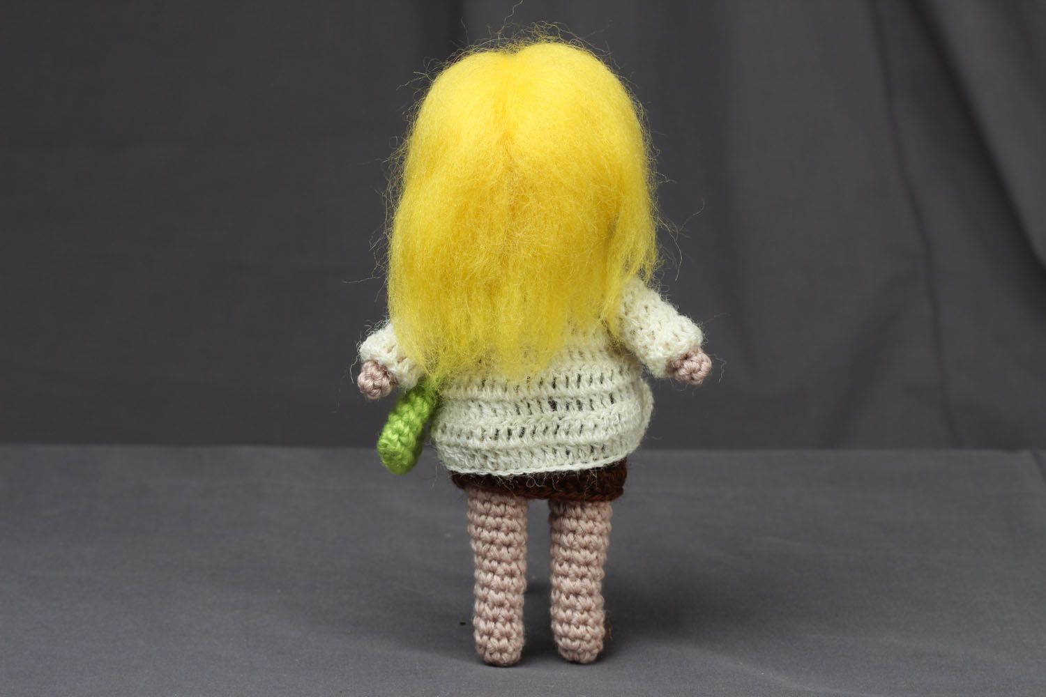 Soft crochet doll Blond photo 3