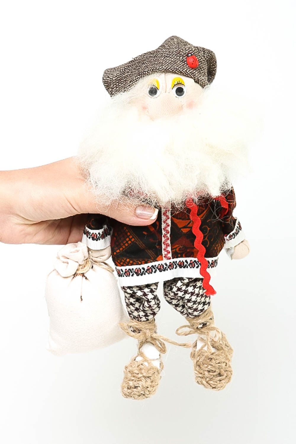 Muñeco artesanal de lana decoración de casa regalo para niños y niñas original foto 5