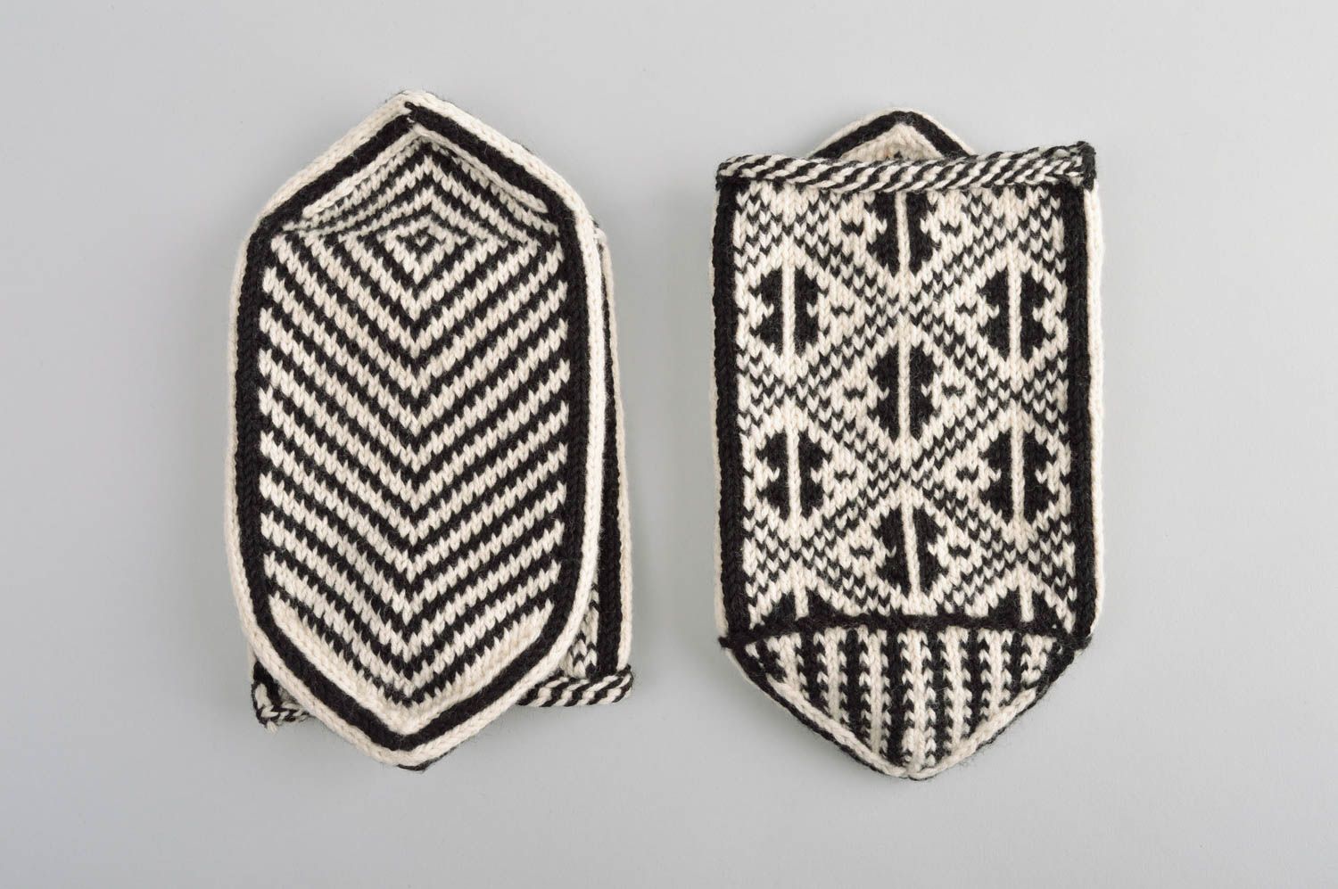 Calcetines de lana natural hechos a mano ropa para mujer regalo original foto 4