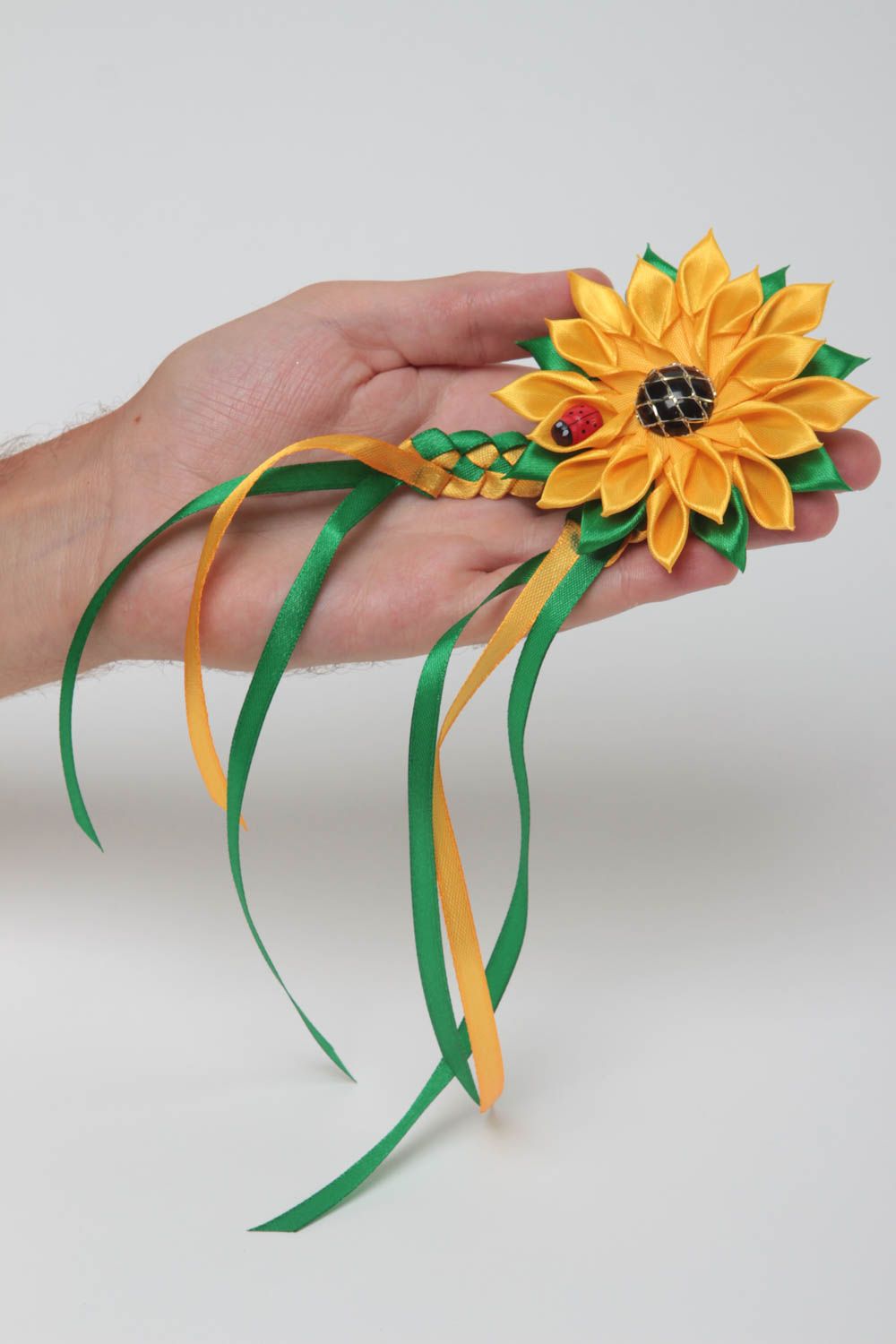 Pulsera de cintas de colores hecha a mano accesorio para mujeres regalo original foto 5