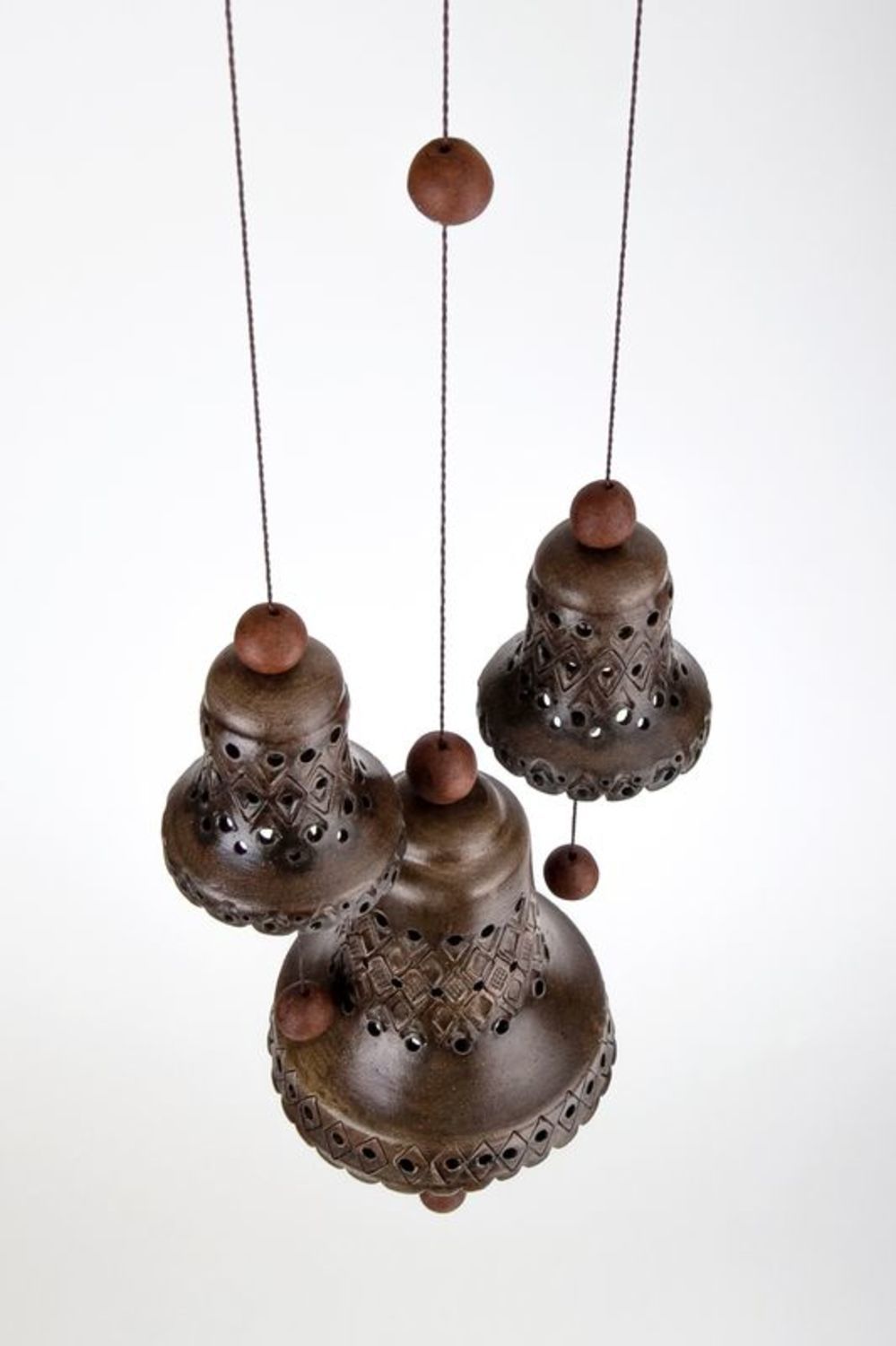Tinted ceramic bells photo 2