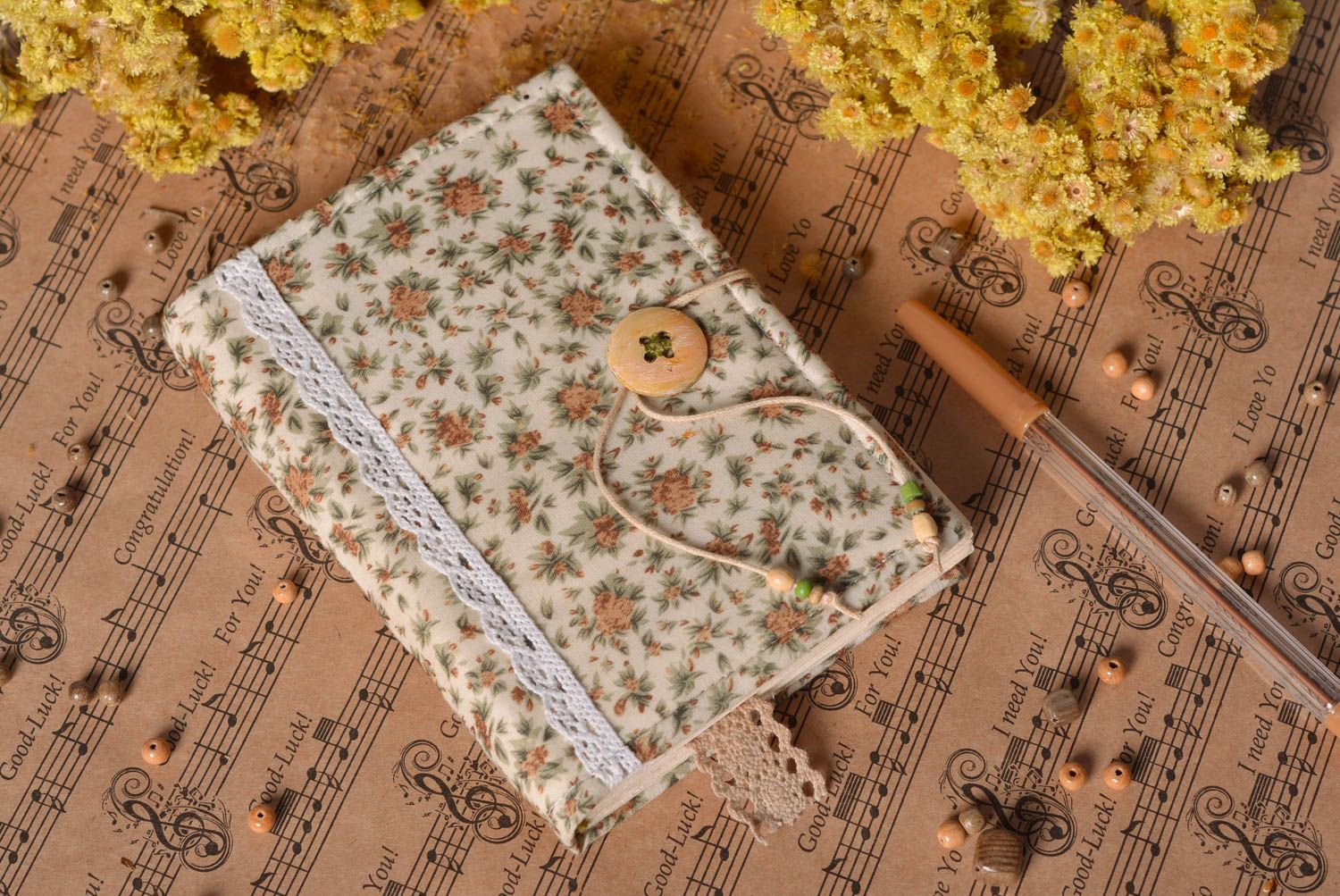 Libreta para notas hecha a mano de cartulina agenda decorada regalo original foto 1