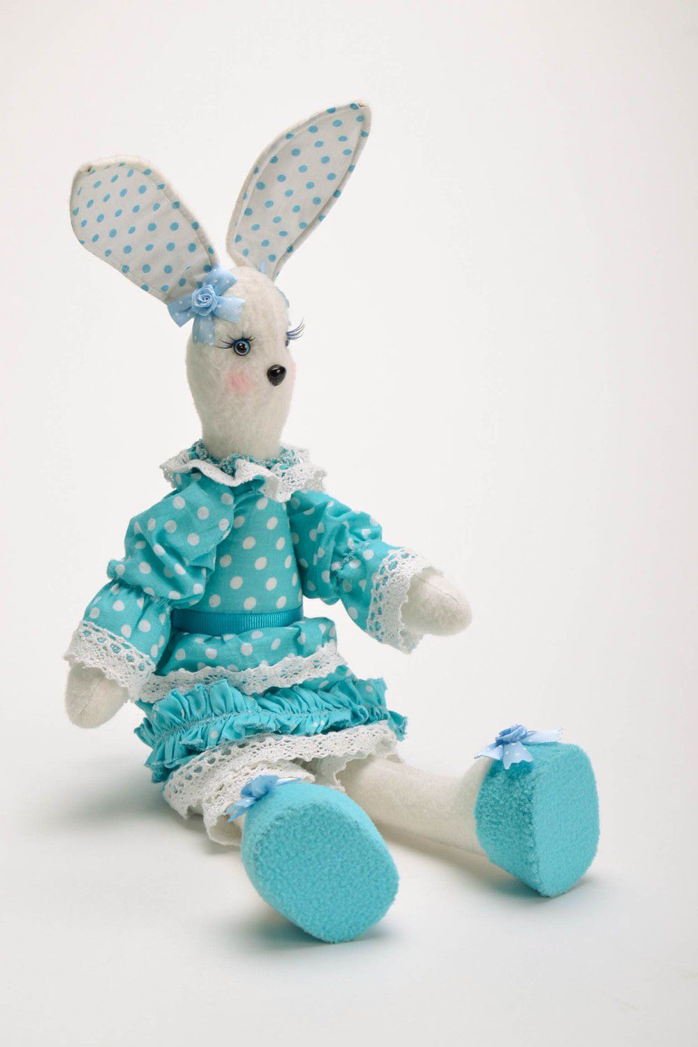 Handmade Tilde toy Hare photo 3
