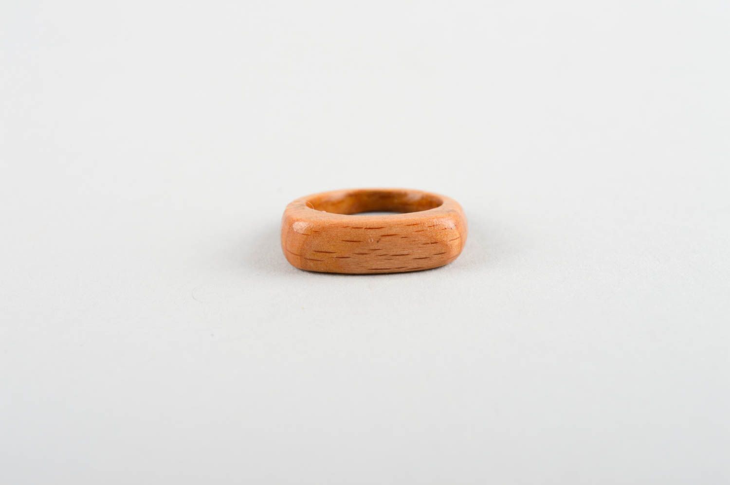Stylish handmade wooden ring for women wood craft costume jewelry fashion tips photo 3