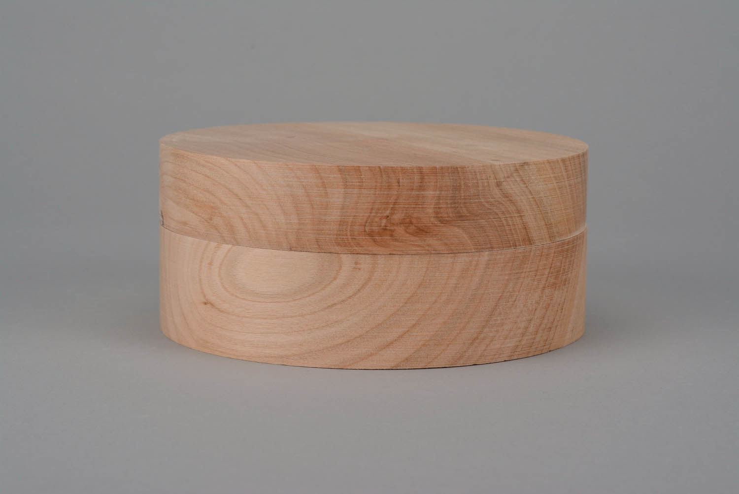 Wooden Blank for Box Round photo 5