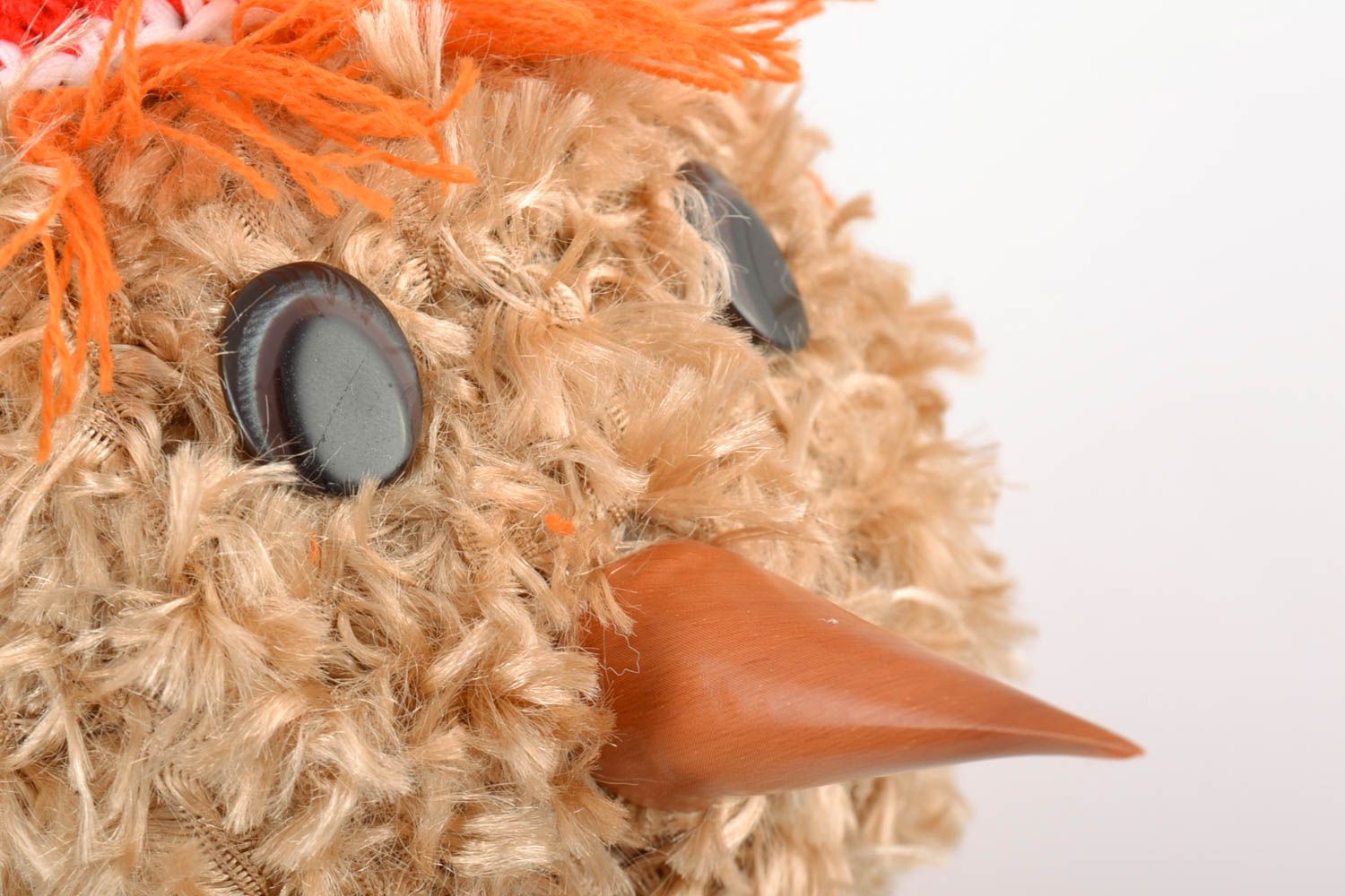 Jouet pinocchio en laine fait main original pratique cadeau pour enfant photo 3