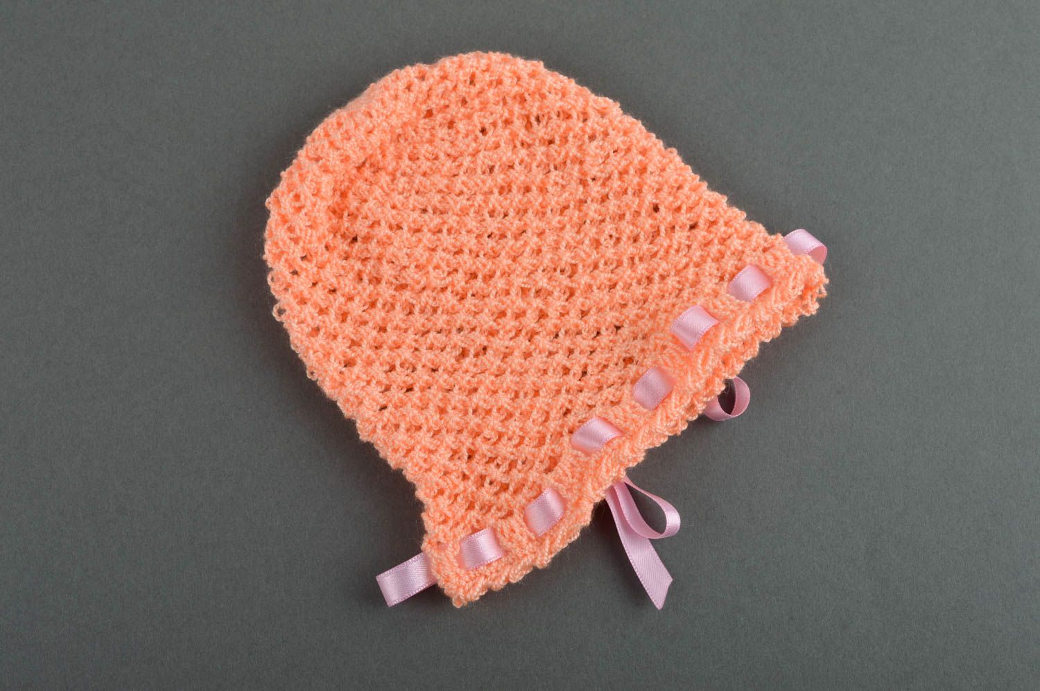 Kids clothing handmade crocheted hats for children hat for girl openwork hats photo 3