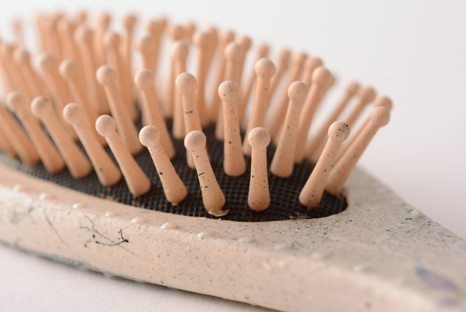 Handmade massage hair brush wooden accessories for hair convenient hair brush photo 3