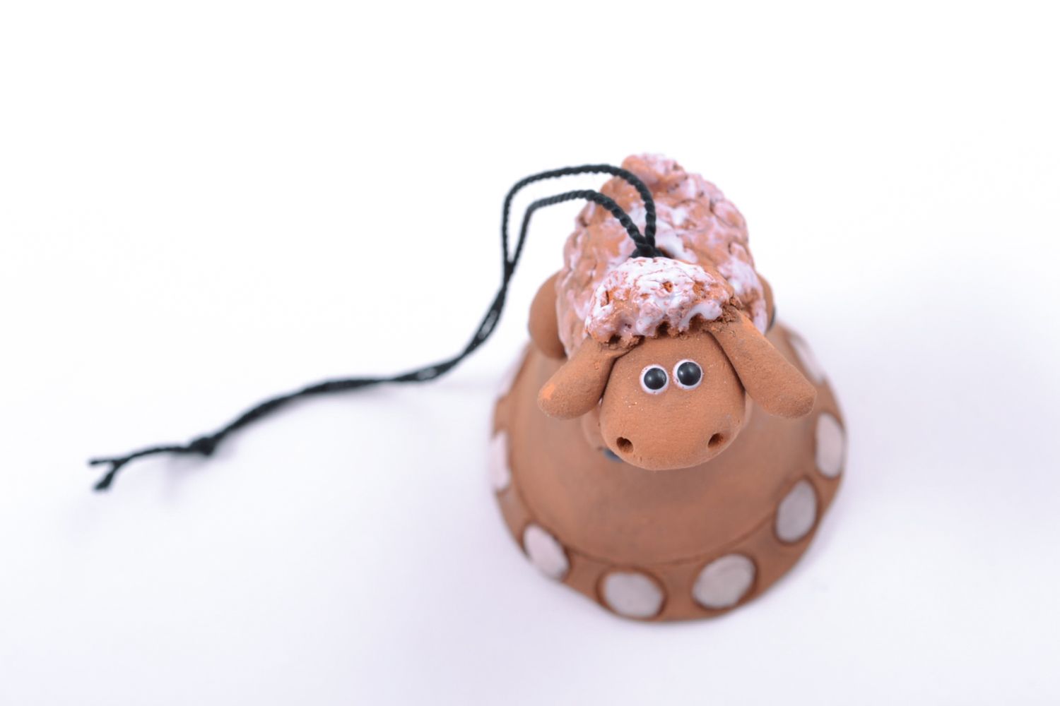 Ceramic bell with sheep photo 3
