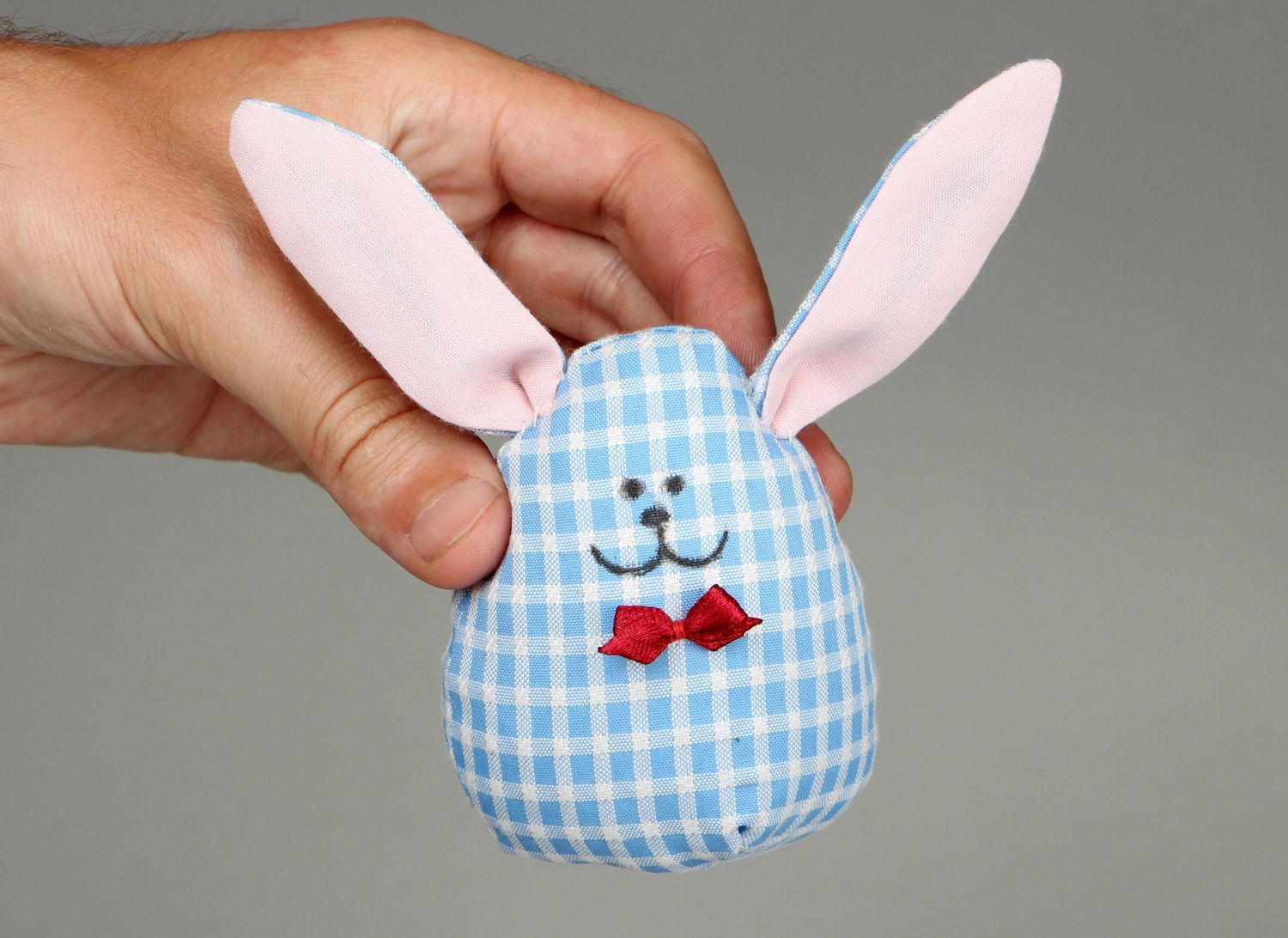 Fabric toy Hare, handmade product photo 4