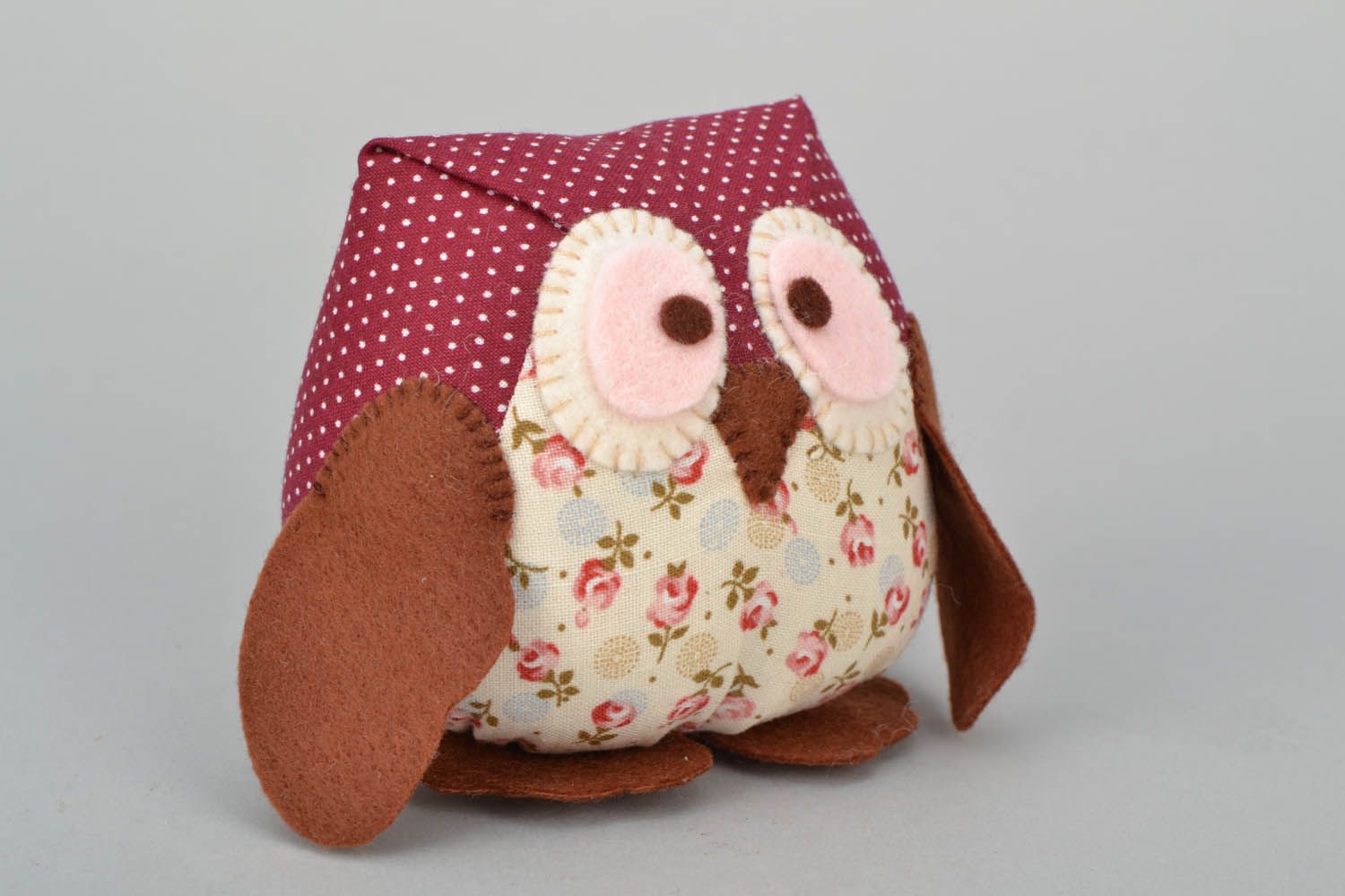 Handmade soft toy Owl photo 2