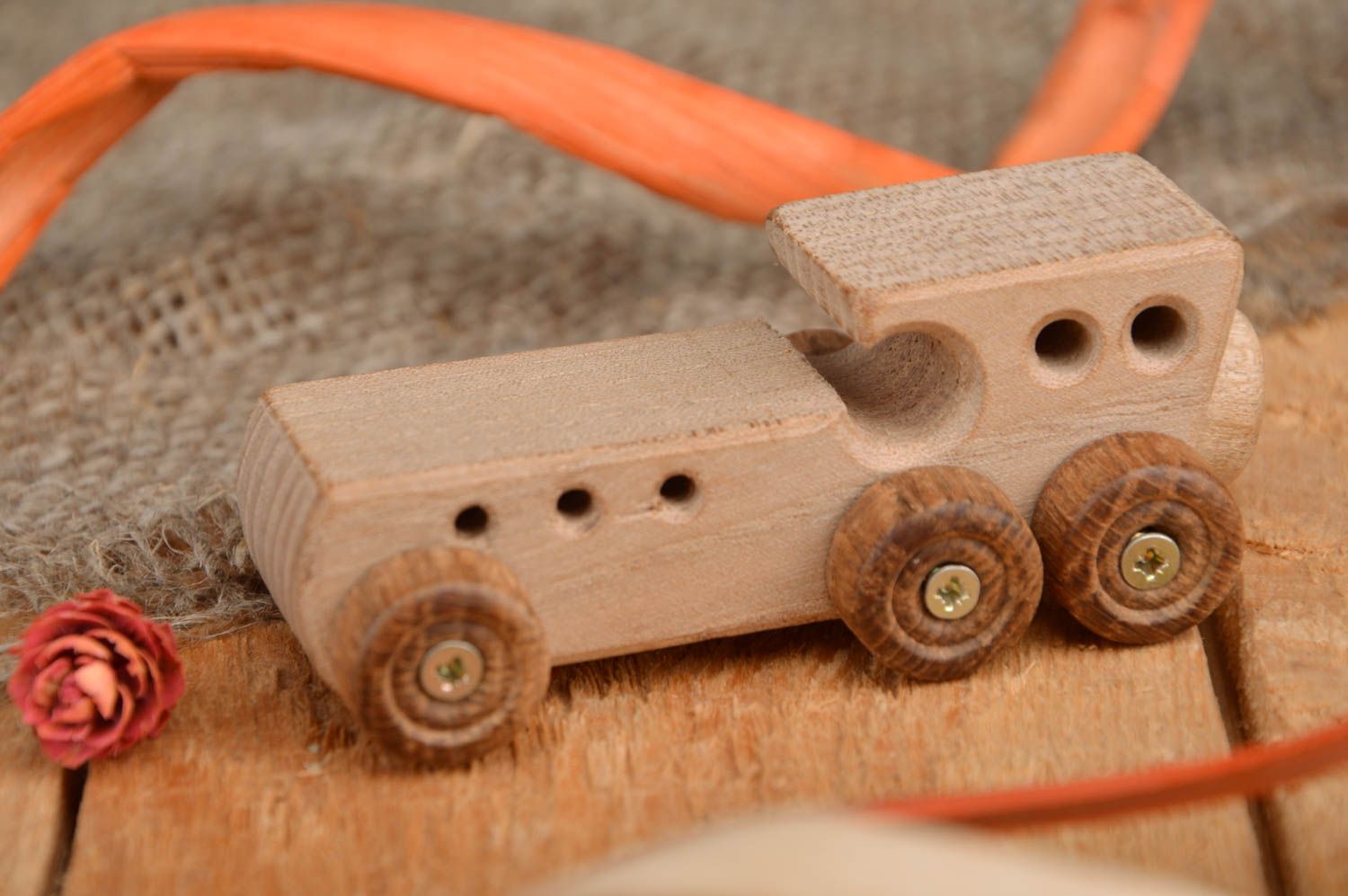 Eco friendly homemade designer children's wooden toy car for boys photo 1