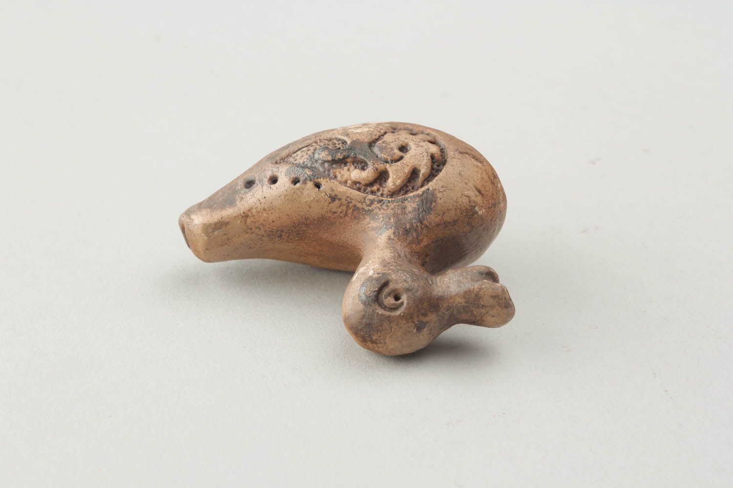 Ceramic whistle in the shape of a duck photo 5