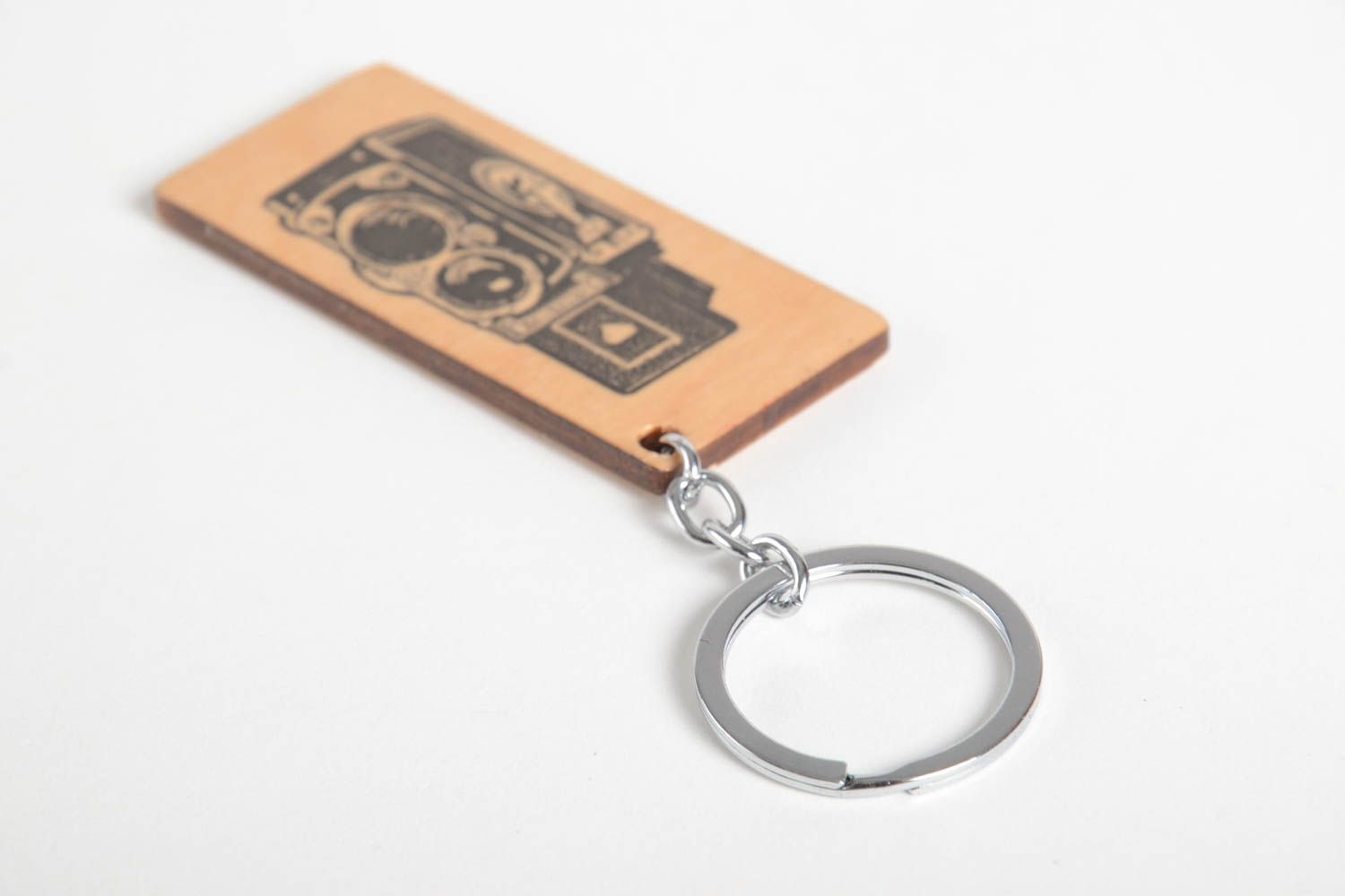 Handmade keychains unusual accessory for key designer wooden keychain photo 4