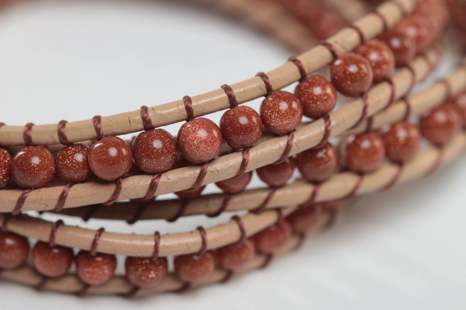 Handmade bracelet unusual accessory designer jewelry beads bracelet gift ideas photo 4
