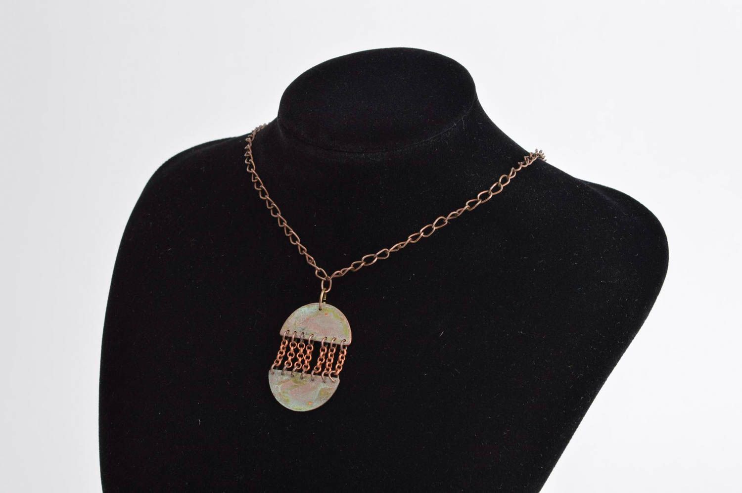 Handmade accessories copper jewelry women pendant fashion metal pendant  photo 1