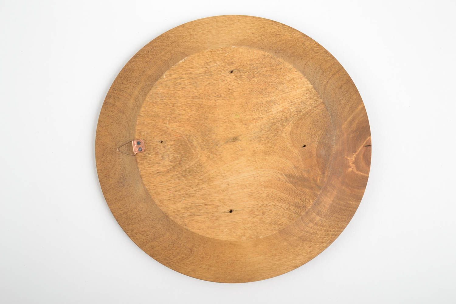 Подарочная тарелка ручной работы посуда из дерева декоративная тарелка  фото 3