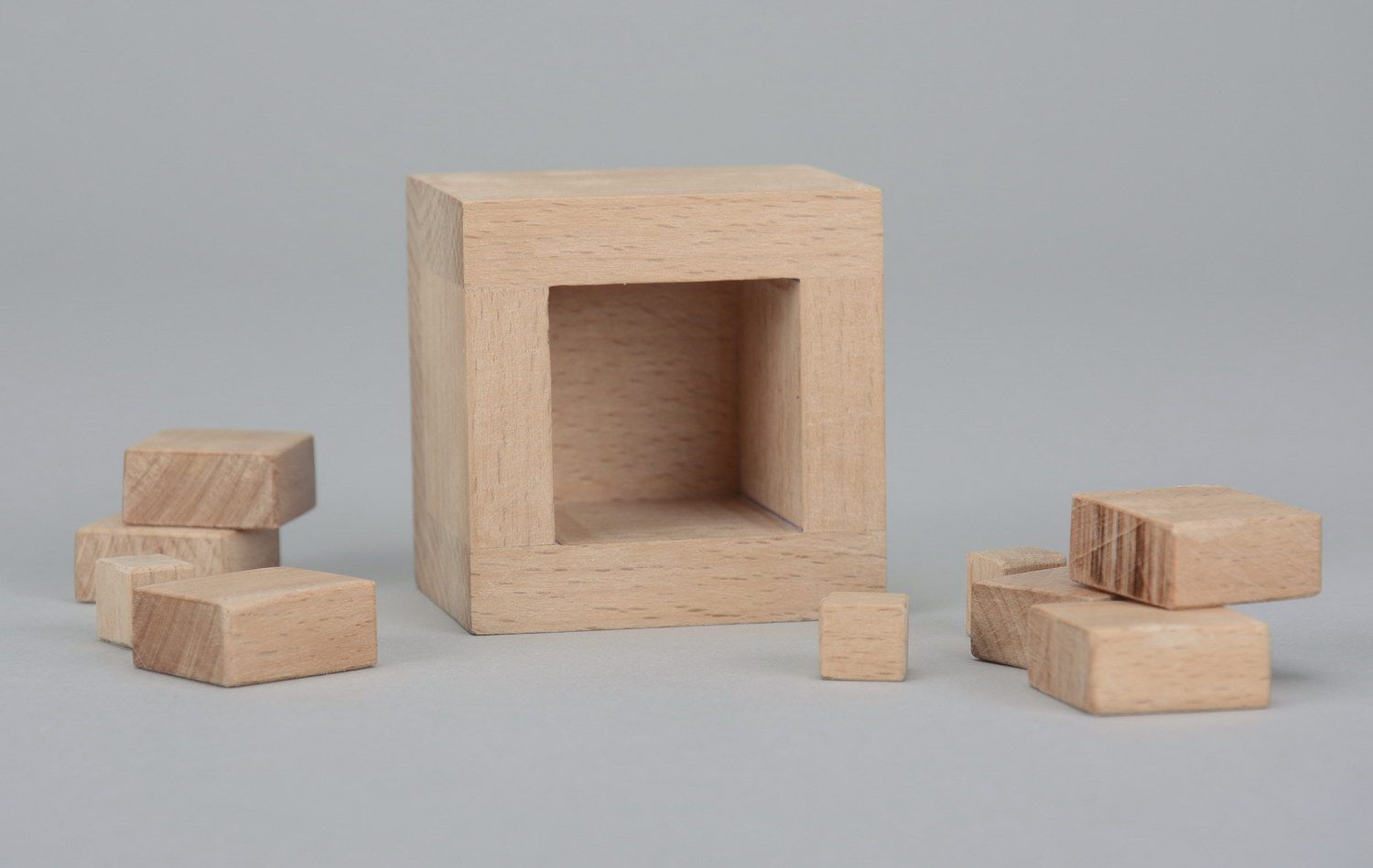 Rompicapo in legno di Singmaster fatto a mano giocattolo di legno idea regalo foto 4