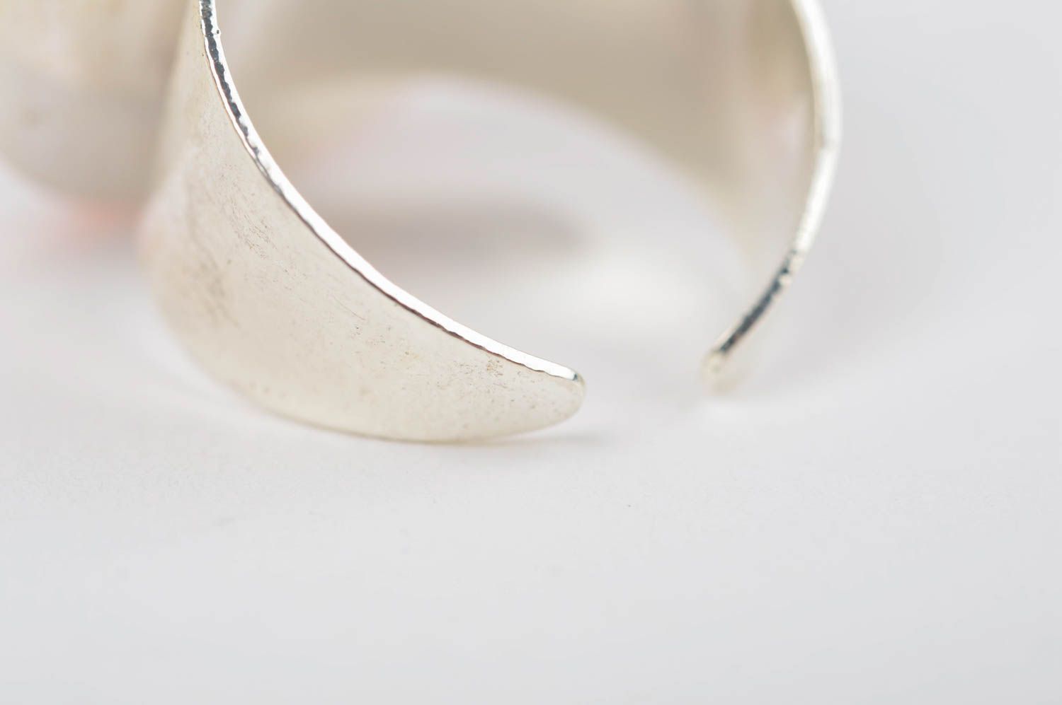Кольцо из стекла кольцо ручной работы бижутерия из стекла красивая стильная фото 4