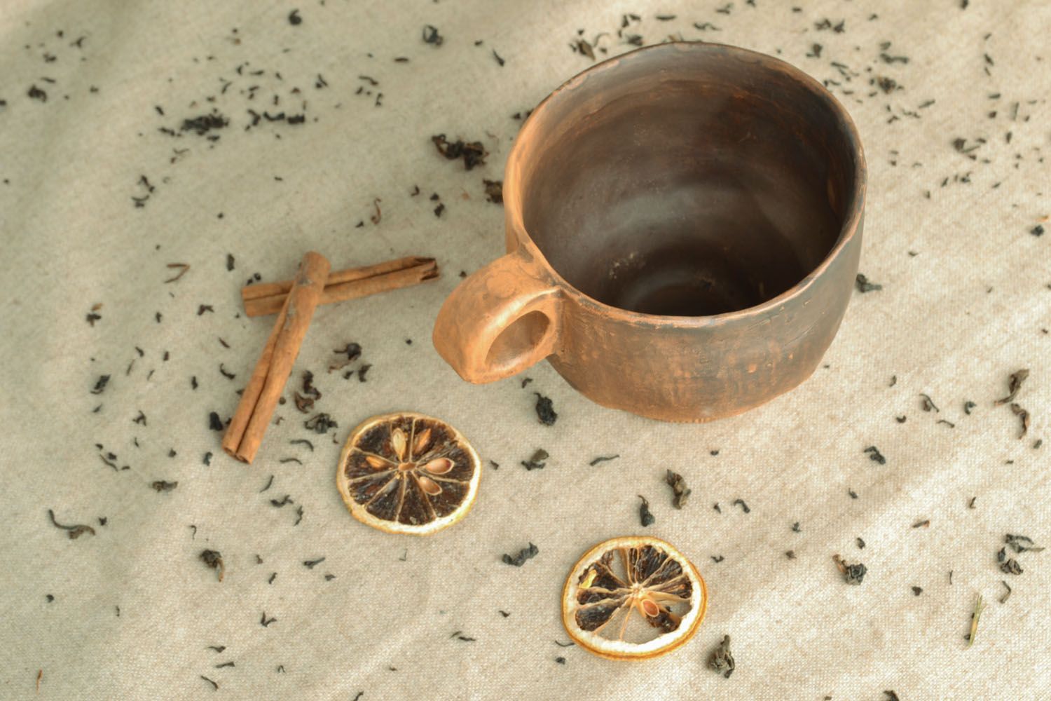 Custom handmade ceramic coffee cup with handle 0,91 lb photo 5
