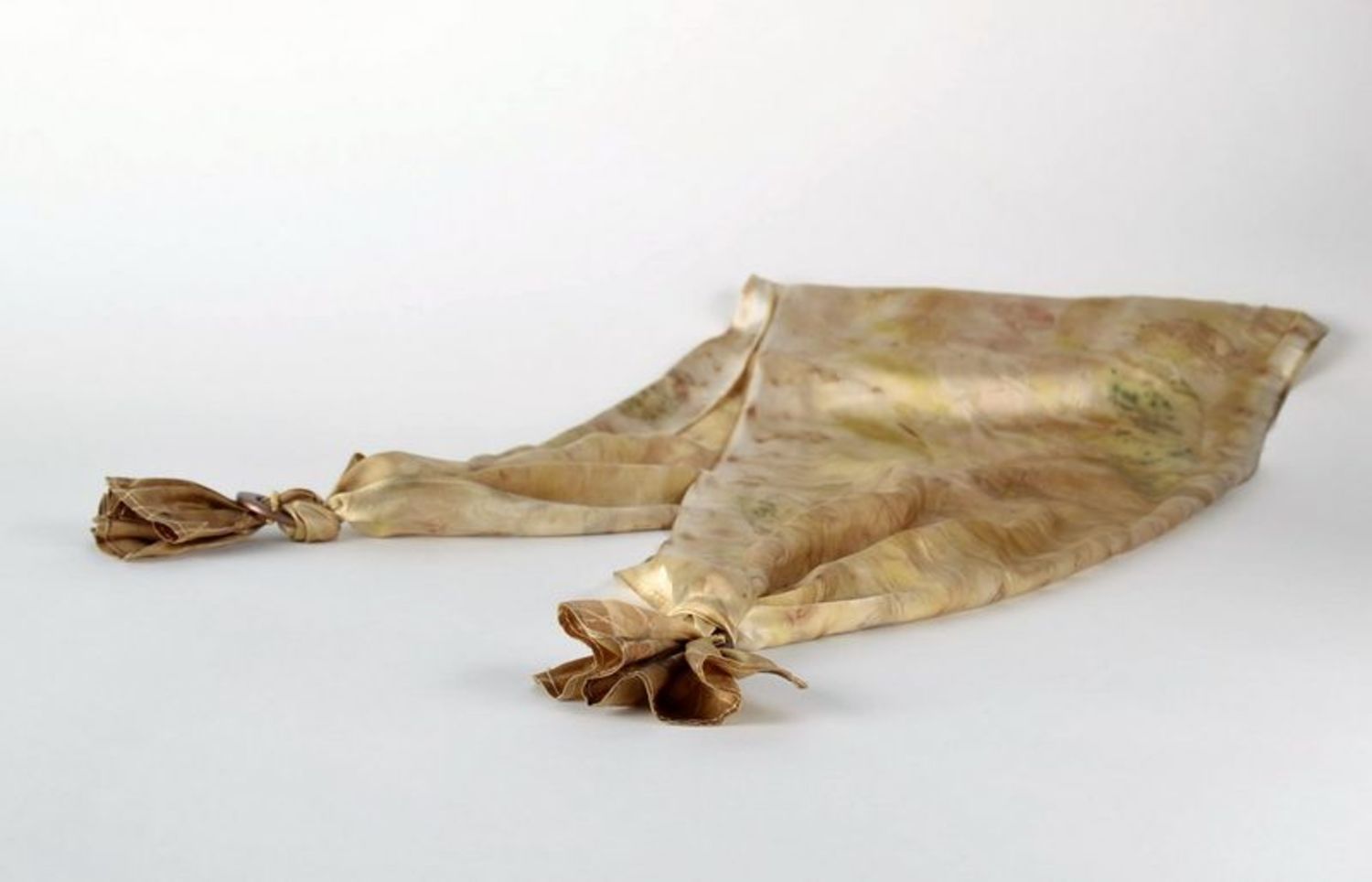 Scialle per donna di seta fatto a mano lavorato in telaio sciarpa etnica
 foto 5