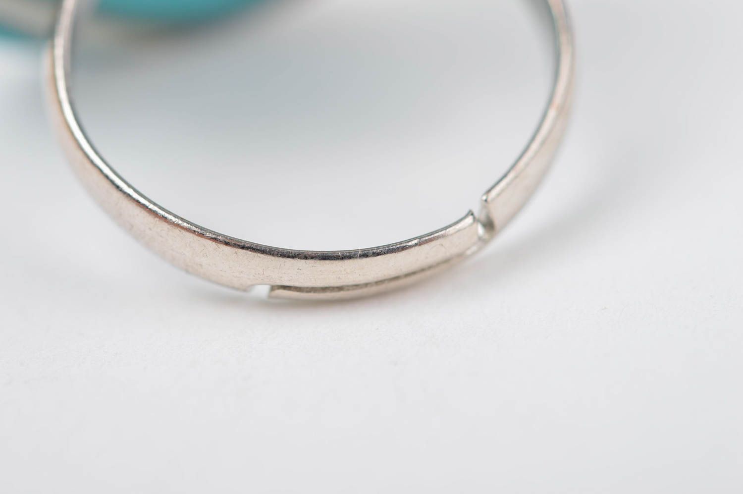Stylish handmade glass ring round top ring design cool jewelry designs photo 4