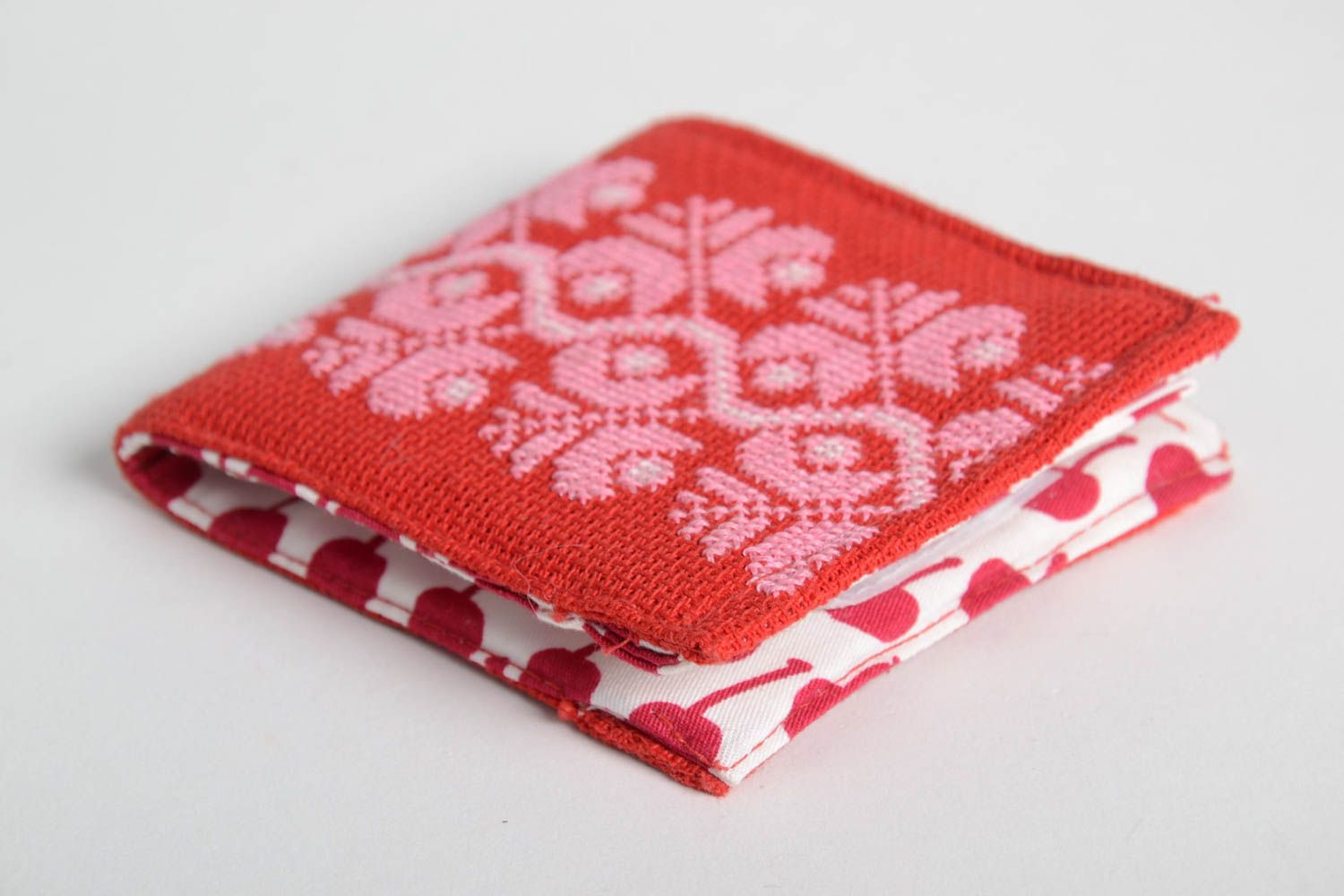Handmade purse textile purse fabric wallet unusual purse for women gift ideas photo 5