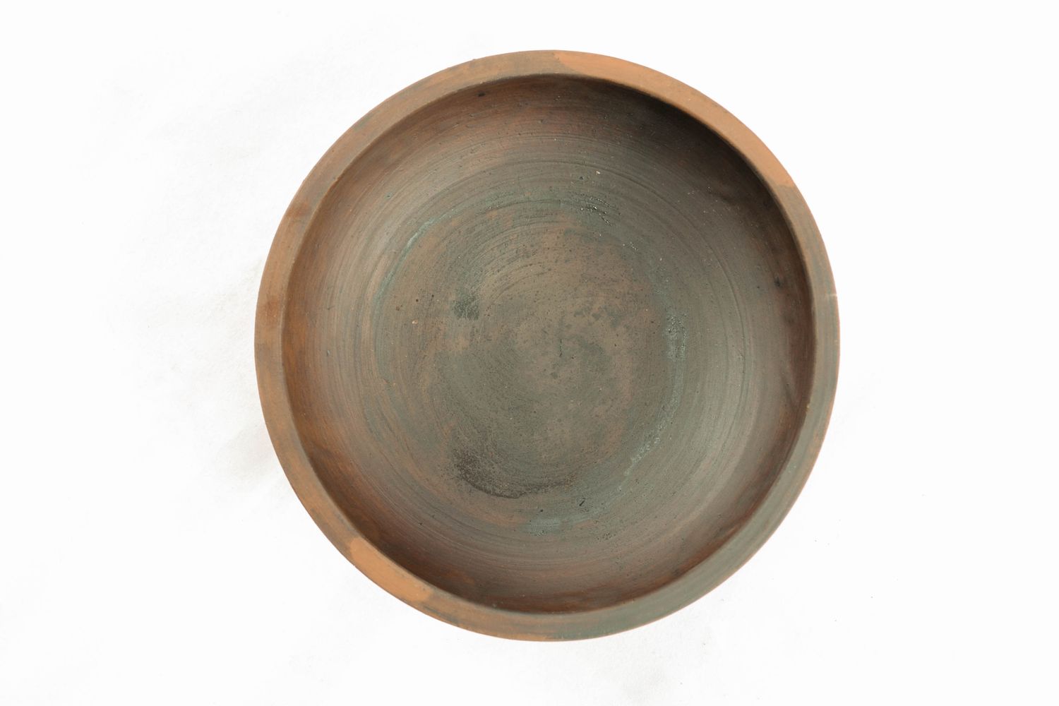Ornamented clay bowl kilned with milk 0,6 l photo 3