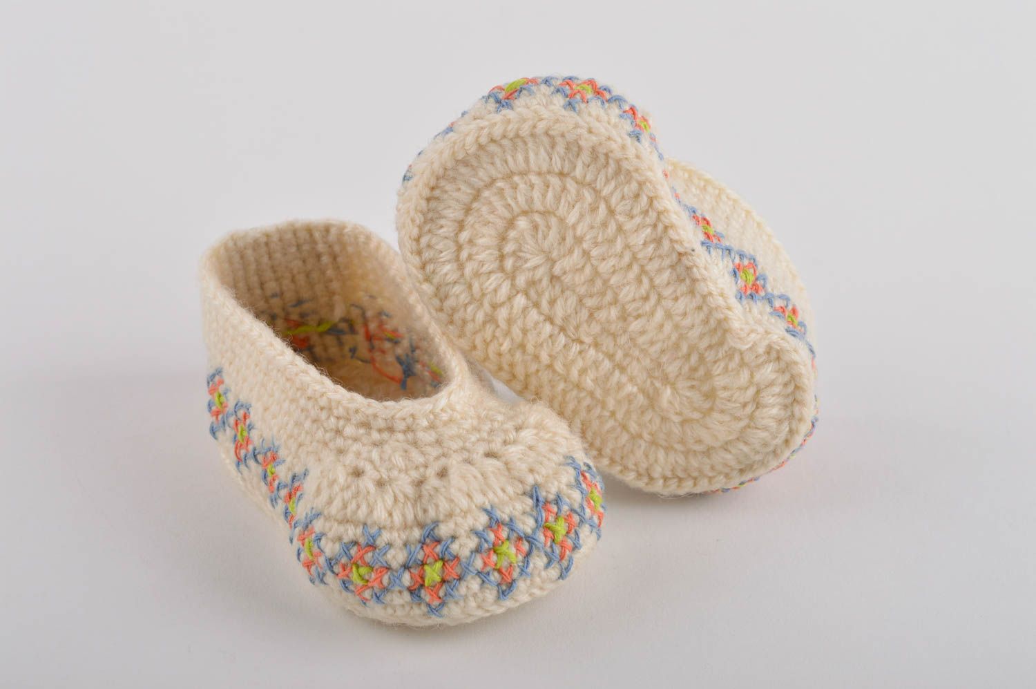 Zapatillas de casa artesanales con ornamento calzado para niñas regalo original foto 5