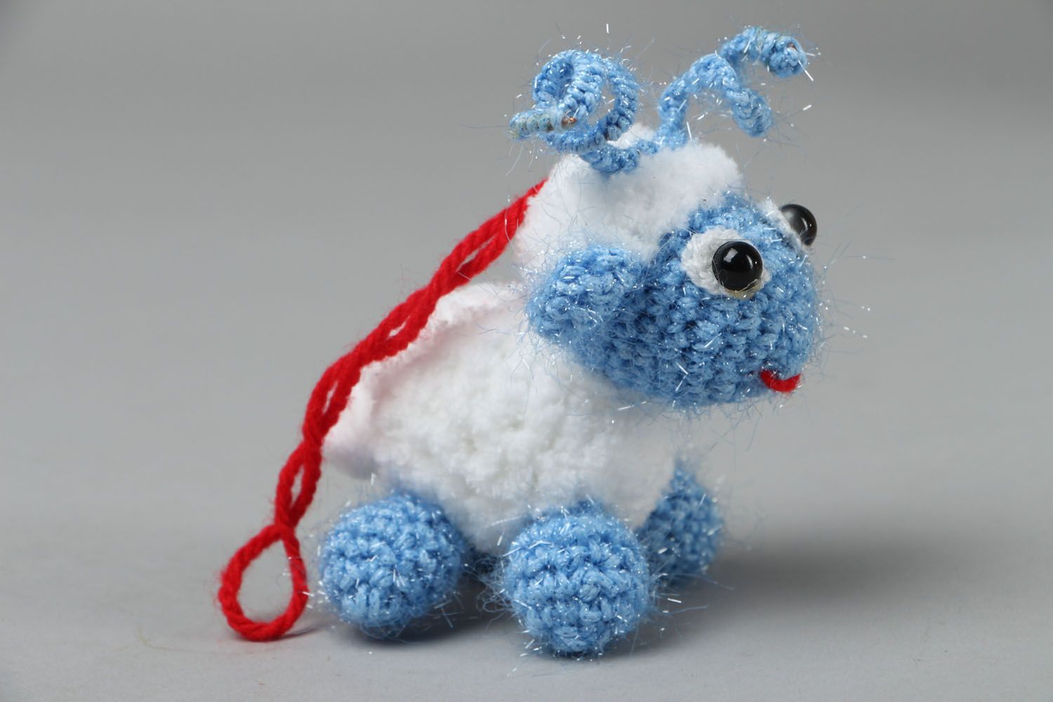 Crocheted toy Christmas Lamb photo 2