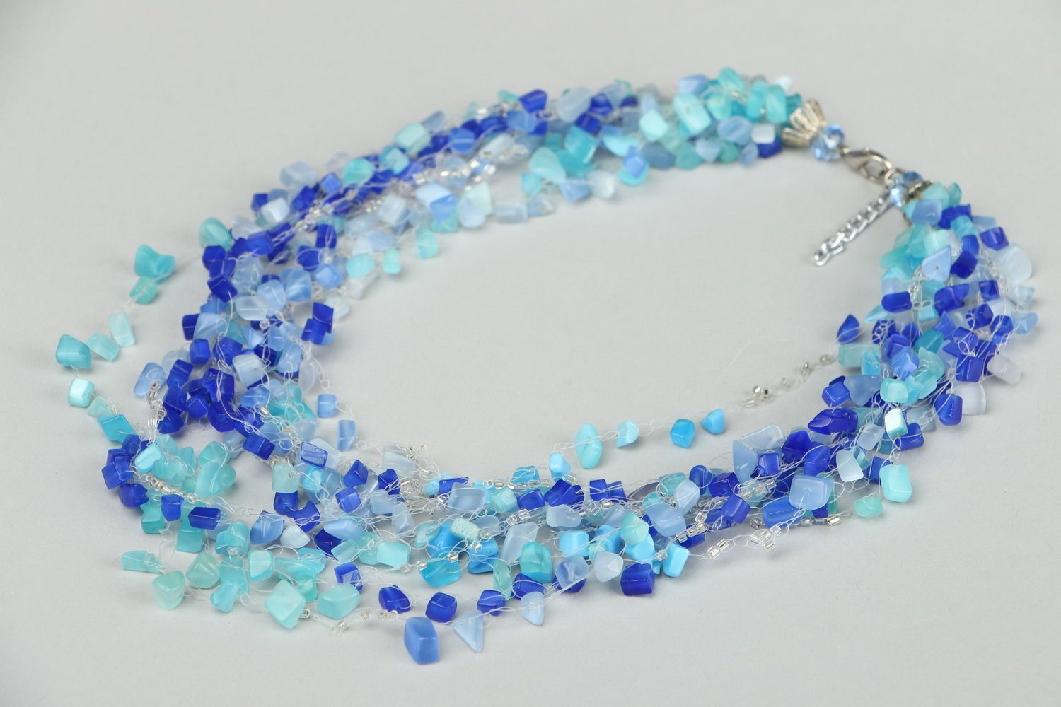 Necklace made ​​of natural stones photo 1