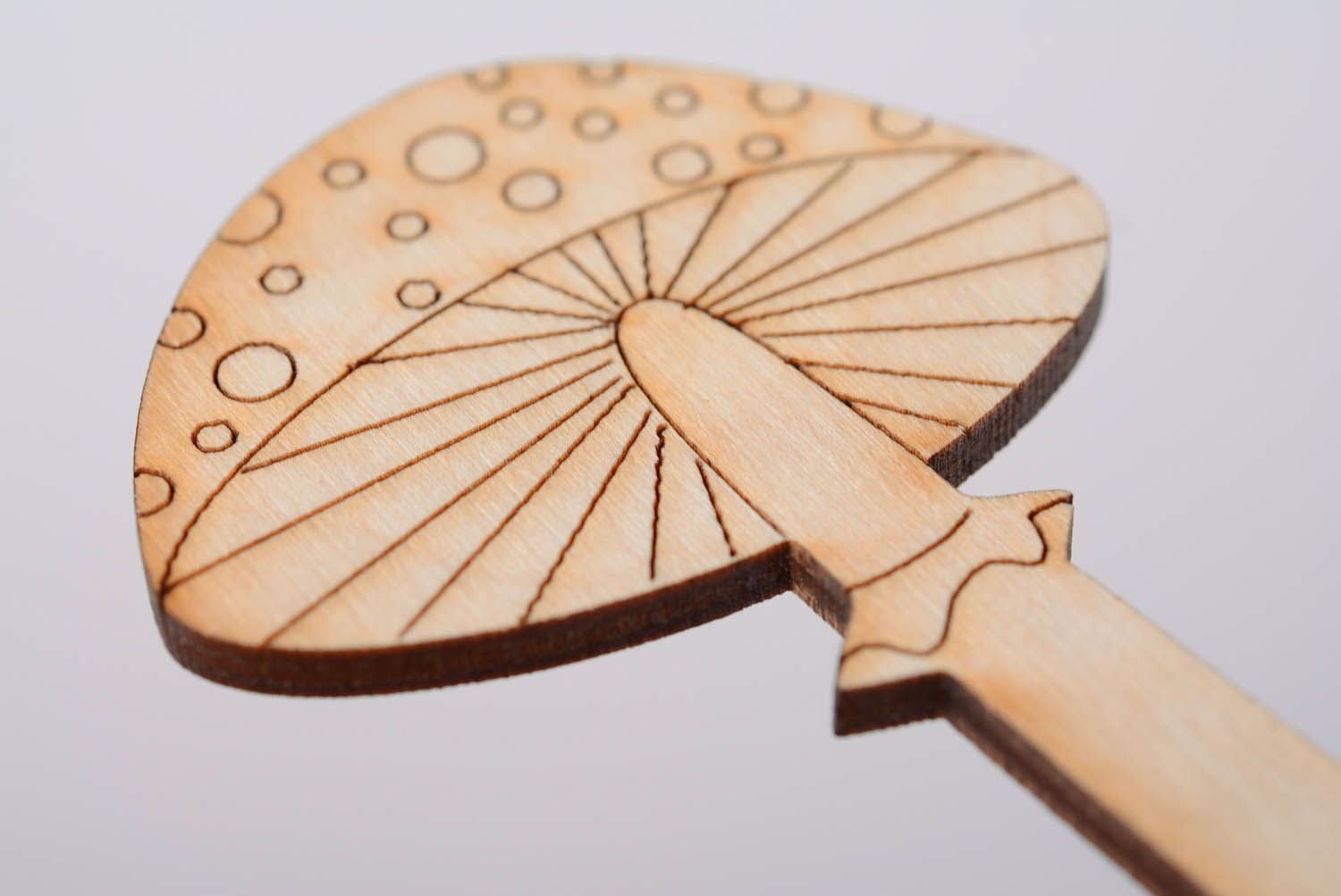Holzfigur zum Bemalen Fliegenpilz foto 5