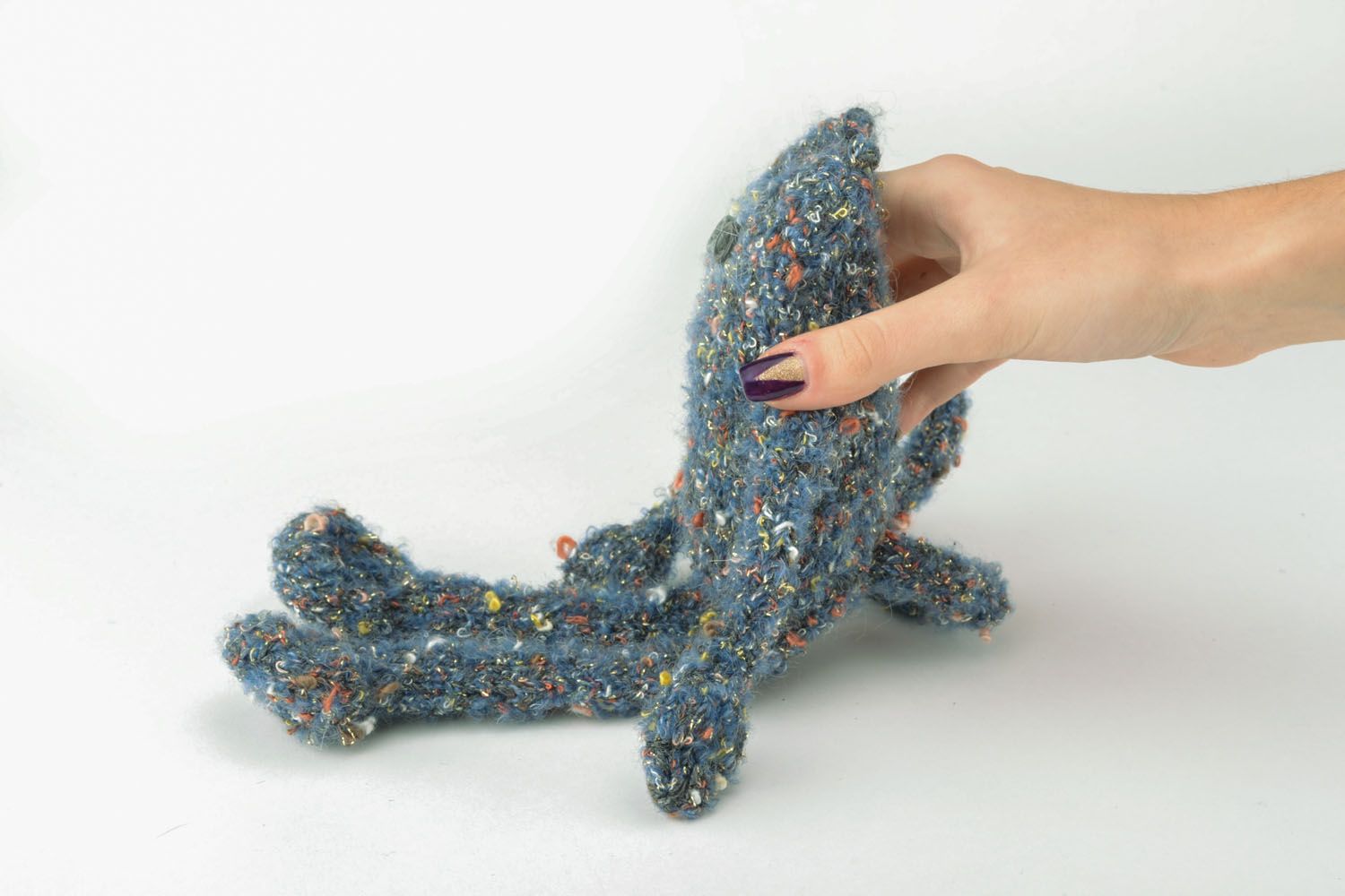 Unusual crochet toy Cat photo 5