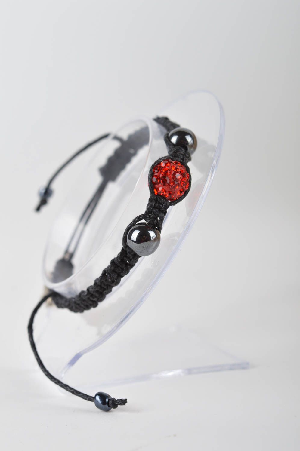 Womens handmade cord bracelet stylish beaded bracelet cool jewelry designs photo 4