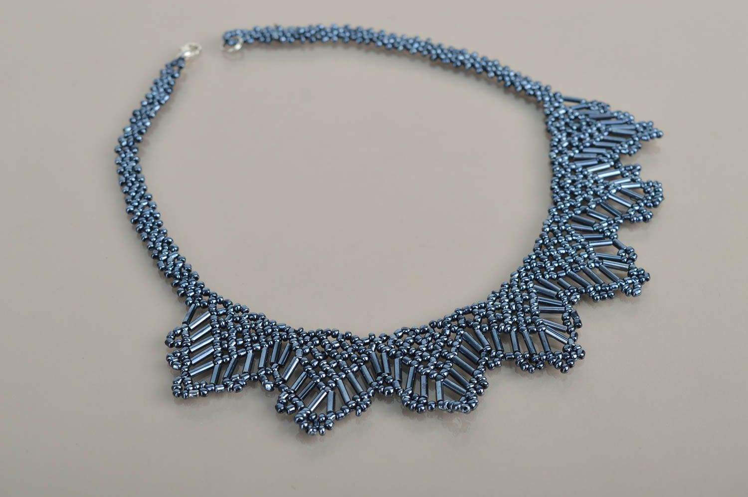 Handmade Halskette für Frauen Designer Schmuck Frauen Accessoire Damen schwarz foto 2