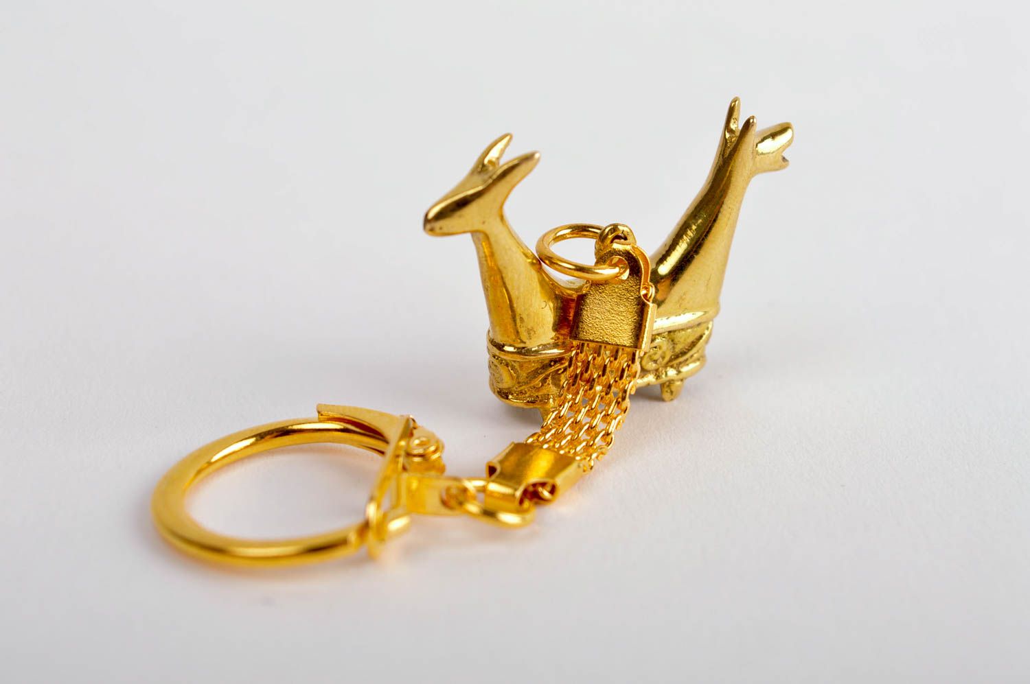 Designer Accessoire handmade Schlüsselanhänger aus Metall Schlüssel Schmuck  foto 2