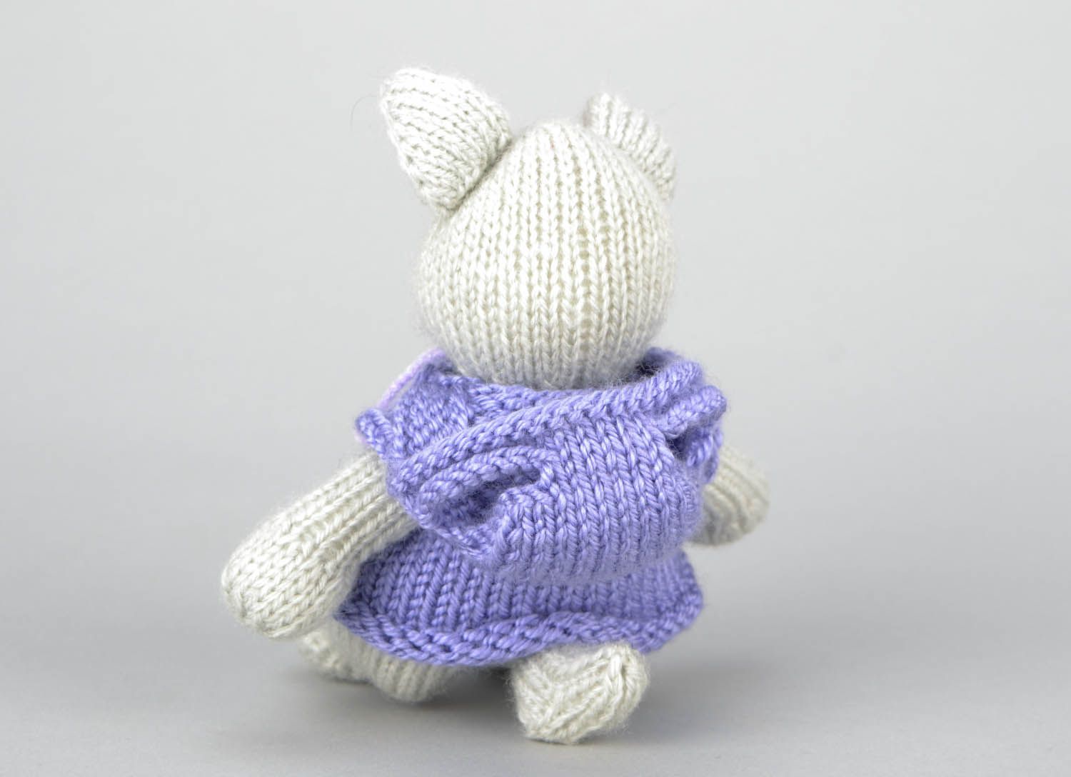 Peluche artisanale tricotée à la main Chien photo 5
